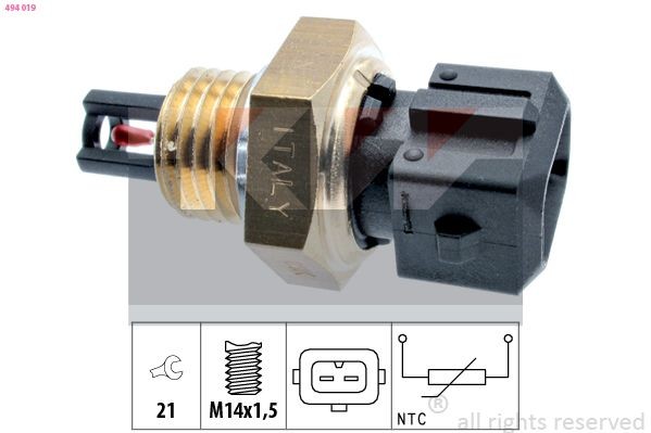 KW Sender Unit, intake air temperature Article number: 494 019 cheaply