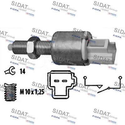 FISPA Switch, clutch control (cruise control) Article number: 5.140118 cheaply