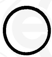 ELRING Pakning, termostat artikkelnummer: 330.868 billig
