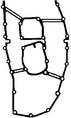 ELRING Timing cover gasket Article number: 919.897 cheaply