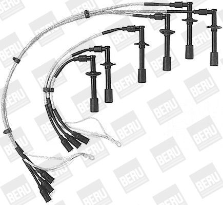 BERU Juego de cables de encendido Número de artículo: ZE746 a buen precio
