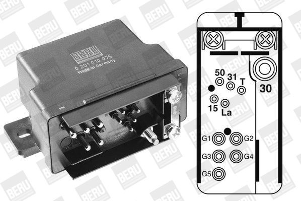 BERU Unitate de control, bujii incandescente număr articol: GSE100 ieftin