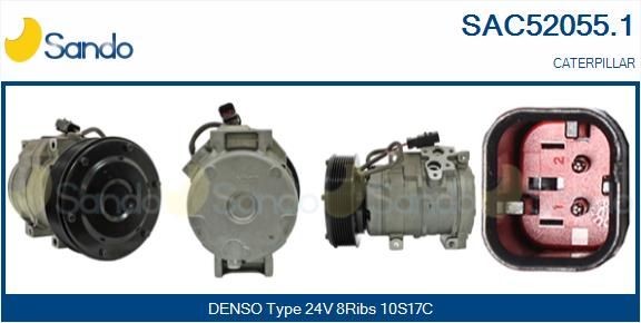 SANDO Starter motor Article number: 6010809.1 cheaply