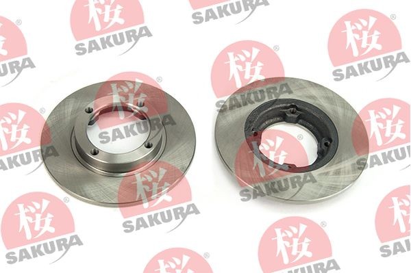 SAKURA Bremseskive Varenummer: 604-00-7010 billige