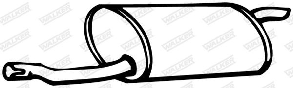 WALKER Rear silencer Article number: 04359 cheaply