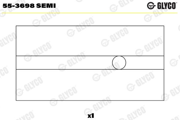 GLYCO 55-3698 SEMI Small End Bushes, connecting rod PASSAT 1.8 Syncro/4motion 125 PS Petrol 2001