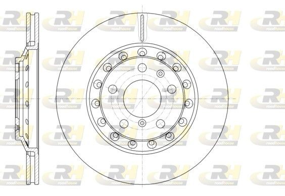ROADHOUSE Brake disc Article number: 61155.10 cheaply