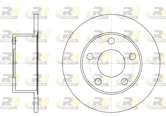 ROADHOUSE Brake disc Article number: 6123.00 cheaply
