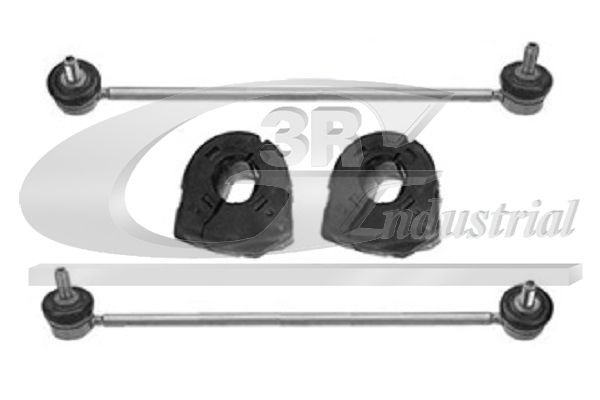 3RG 61246 Remondikomplekt, stabilisaatori otsavarras DS3 1.2 VTi 82 (SAHMZ6) 82 HP Bensiin