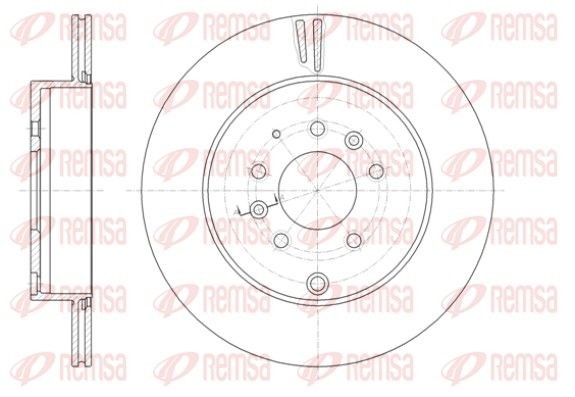 REMSA Brake disc Article number: 61402.10 cheaply