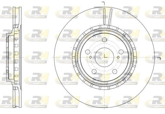 ROADHOUSE Brake disc Article number: 61540.10 cheaply