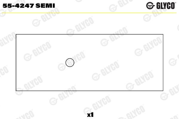 GLYCO 55-4247 SEMI Δαχτυλίδι, διωστήρας CORSA 1.7 D 57 PS Πετρέλαιο 2010