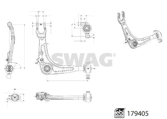 SWAG Gummianslag, affjedring Varenummer: 62 93 7189 billige