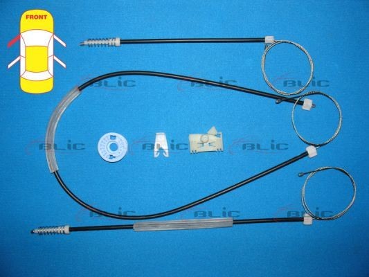 BLIC Repair Set, window regulator Article number: 6205-08-017837P cheaply
