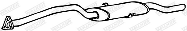 WALKER Marmitta Numero articolo: 16858 poco costoso