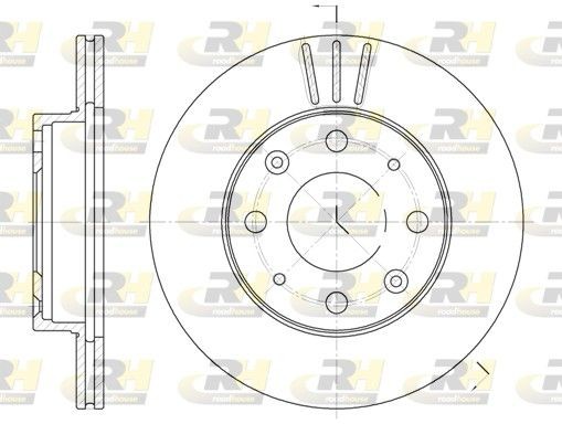 ROADHOUSE Brake disc Article number: 6368.10 cheaply