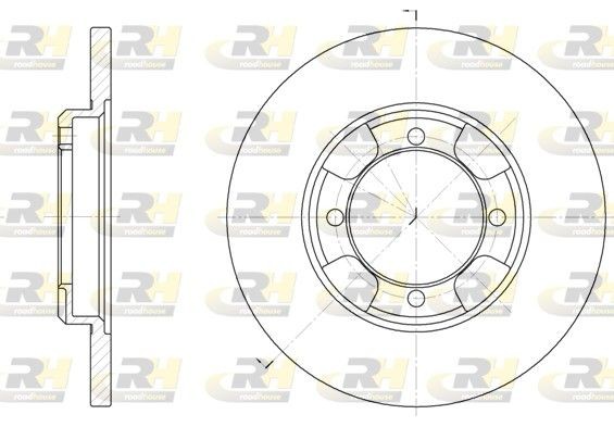 ROADHOUSE Brake disc Article number: 6388.00 cheaply