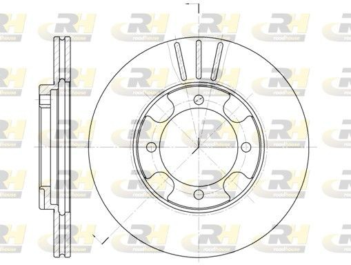 ROADHOUSE Brake disc Article number: 6389.10 cheaply