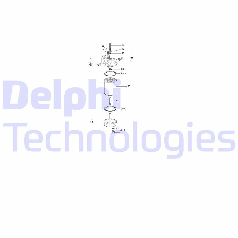 DELPHI Kaabli remondikomplekt, lambda andur Artikli number: 6407-615 soodsalt