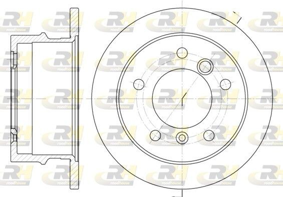 ROADHOUSE Brake disc Article number: 6565.00 cheaply