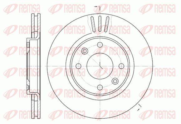 KAWE Brake disc Article number: 6603 10 cheaply