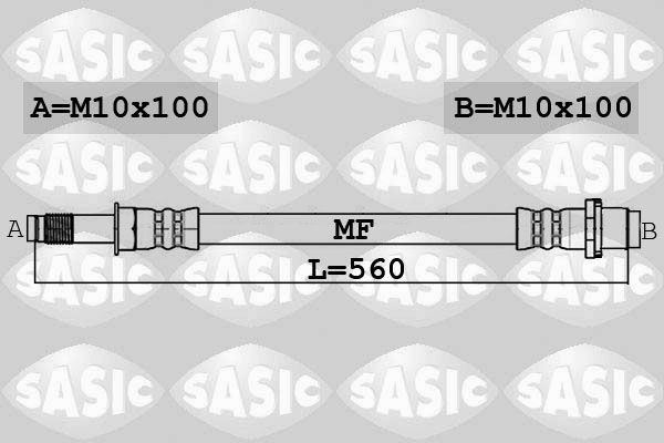 SASIC Brake hose Article number: 6606241 cheaply