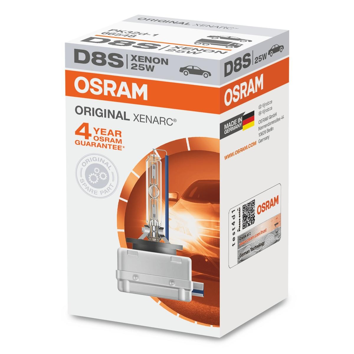 OSRAM 66548 Ksenoontuli CADDY 1.4 TSI 131 HP Bensiin