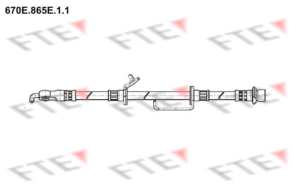 FTE Flexible de frein UGS: 670E.865E.1.1 à peu de frais