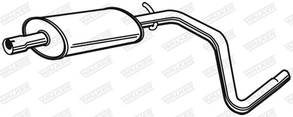 WALKER Rear silencer Article number: 22125 cheaply