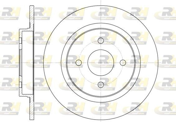 ROADHOUSE Brake disc Article number: 6759.00 cheaply