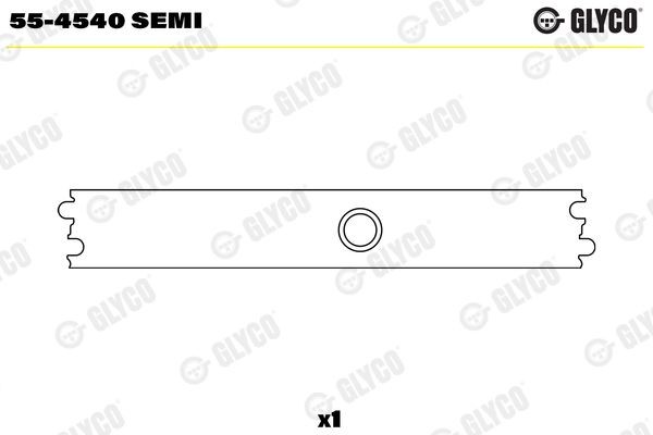 GLYCO Small End Bushes, connecting rod Article number: 55-4540 SEMI cheaply