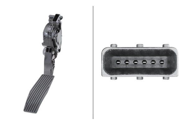 HELLA Accelerator pedal position sensor Article number: 6PV 009 765-711 cheaply