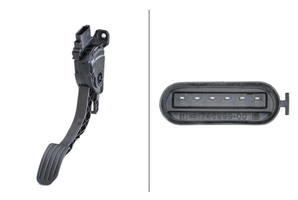HELLA Accelerator pedal position sensor Article number: 6PV 010 834-811 cheaply