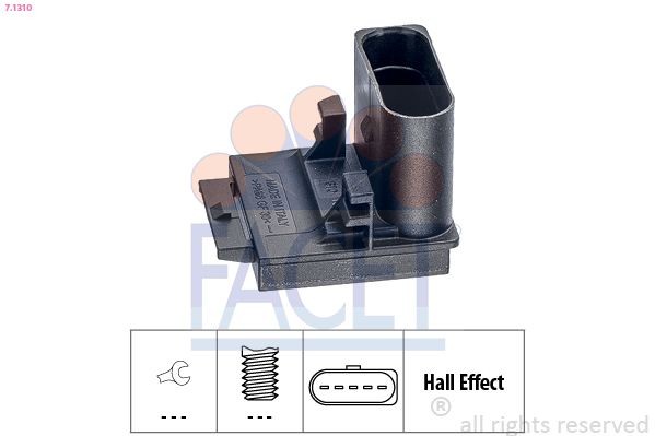 FACET Switch, clutch control (cruise control) Article number: 7.1310 cheaply