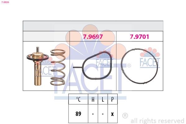 FACET Thermostat Article number: 7.8826 cheaply