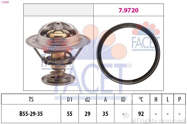FACET Thermostat Article number: 7.8945 cheaply