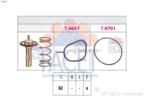 FACET Thermostat Article number: 7.8961 cheaply