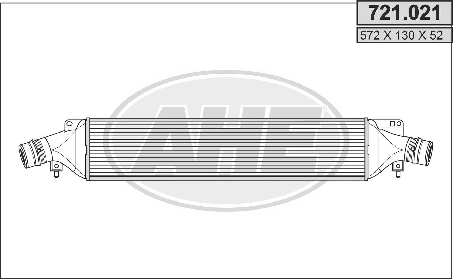 AHE Intercooler Article number: 721.021 cheaply