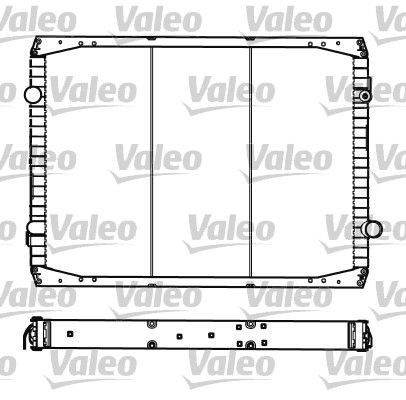VALEO Engine radiator Article number: 732332 cheaply