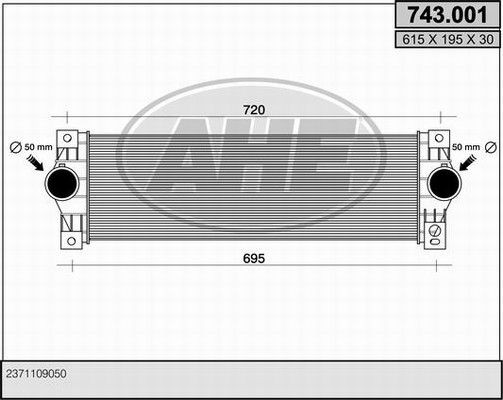 AHE Intercooler Article number: 743.001 cheaply