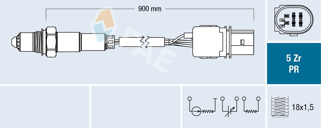 FAE Lambda sensor Article number: 75092 cheaply
