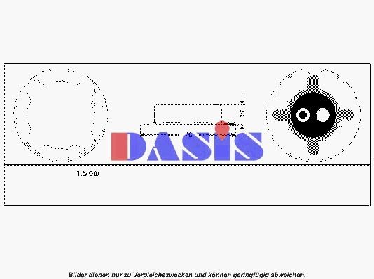 AKS DASIS Radiator cap Article number: 751661N cheaply