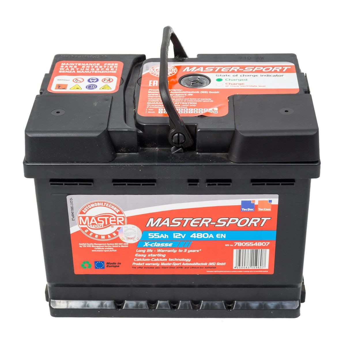 MASTER-SPORT Starterbatteri Varenummer: 780554807 billige