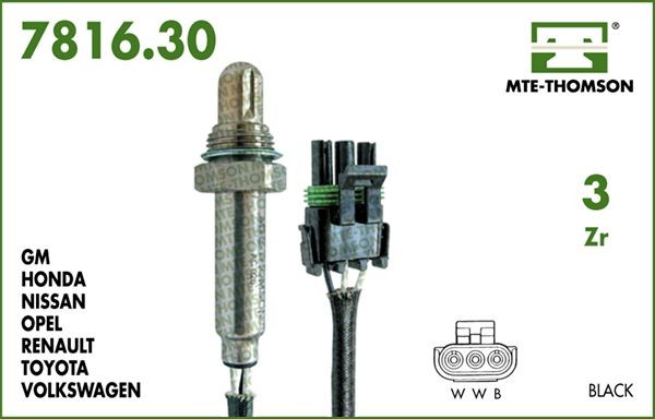 MTE-THOMSON Lambda sensor Article number: 7816.30.037 cheaply