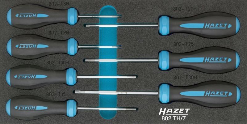HAZET Screwdriver Set HEXAnamic®, Safety-Insert-System Article number: 802TH/7 cheaply