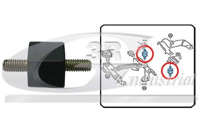 3RG 80700 Holder, brændstofpumpe JETTA 1.8 107 HK Benzin 1992