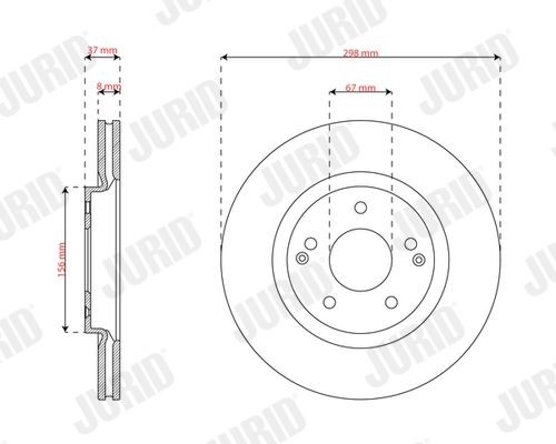 JURID Rivet, drum brake lining Article number: 8103060013 cheaply