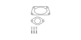 HJS Mounting Kit, primary catalytic converter Article number: 82 23 4499 cheaply