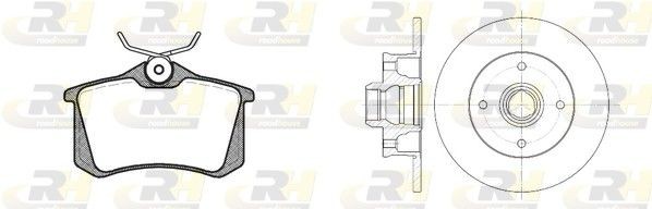 ROADHOUSE Brake discs and pads set Article number: 8263.02 cheaply