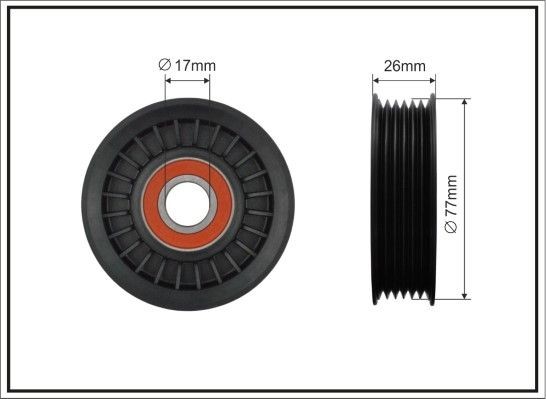 CAFFARO Rola intinzator, curea transmisie număr articol: 86-00 ieftin